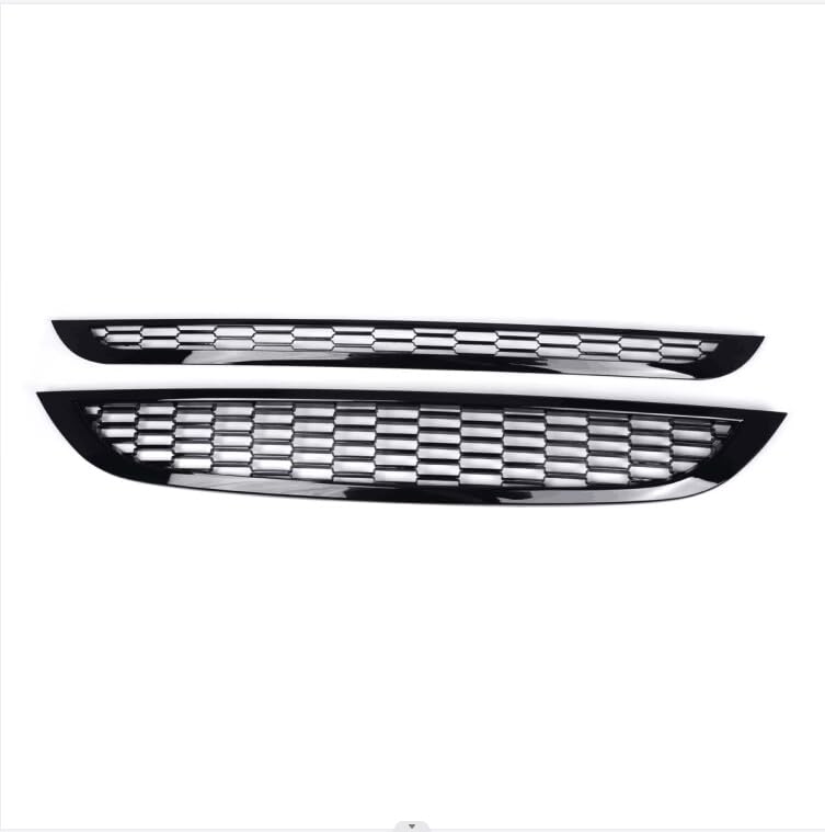 Calandre avant Garvee compatible avec Mini Cooper R50 R52 R53, structure alvéolaire en ABS, noir brillant, protection durable