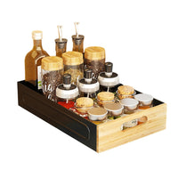 Organisateur de tiroir télescopique extensible Garvee pour cuisine et salle de bain, 25 cm de large, en métal antirouille