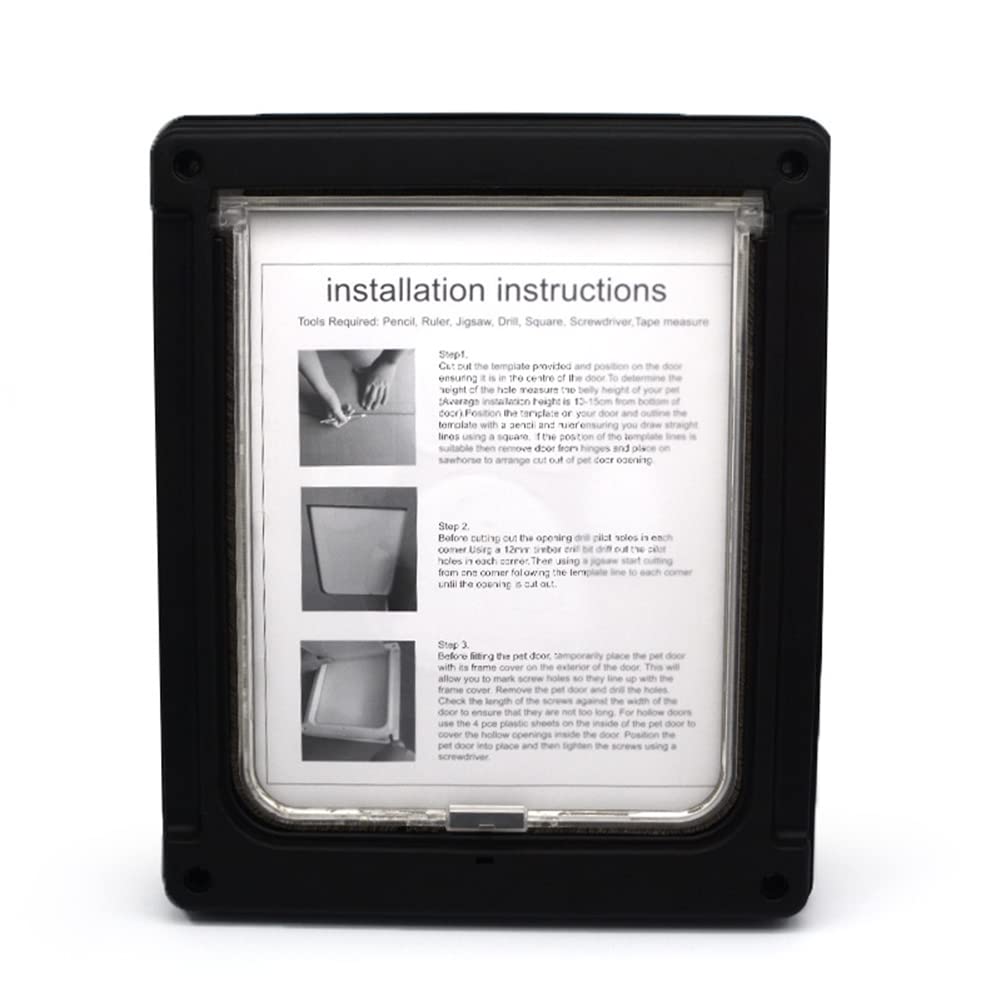 Verrou magnétique Garvee pour portières de voiture pour animaux de compagnie - Accessoire de sécurité pour grands chiens - Noir robuste pour usage domestique