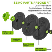 Kit de musculation ajustable Garvee 4 en 1 (30 kg) - Haltère, barre, kettlebell, pompes - Matériau ABS, antidérapant, amortissant les chocs - Idéal pour la musculation à domicile