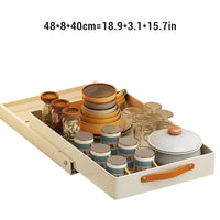 Organisateur extensible Garvee pour placards de cuisine et de salle de bain, en acier inoxydable, sans perçage, 48 cm, argenté, gain de place et facile à nettoyer