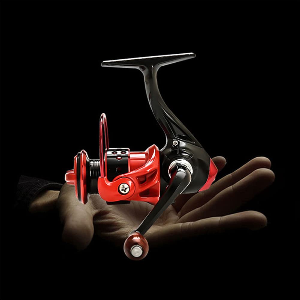 Moulinet spinning Garvee Full Metal Mini Compact 150 - Métal, sans jeu - Léger, robuste - Pour la pêche à la carpe et la pêche à l'appât