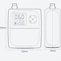Pompe à air Garvee 80W rechargeable avec batterie et lampe LED 8000mAh pour voiture, SUP, kayak, camping et activités de plein air