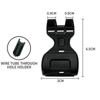Guide-chaîne Garvee triple en nylon pour VTT et vélos de route - Accessoires de vélo - Noir