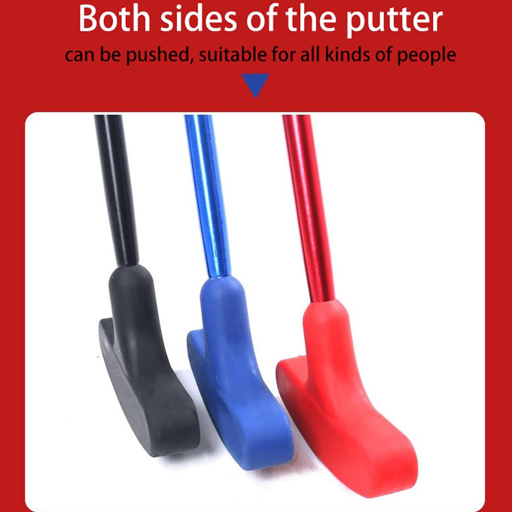 Putter de golf Garvee Mini Putter de golf rétractable pour golfeurs droitiers et gauchers 53-93 cm Bleu