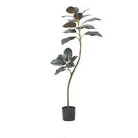 Ensemble de 2 arbres artificiels Garvee, décoration intérieure, feuilles réalistes, entretien facile, plastique, design moderne, pour bureau et salon, vert