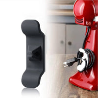 Ensemble de 6 enrouleurs de câbles Garvee pour appareils de cuisine, en silicone, auto-adhésifs, universels, gain de place, organisateur de câbles, cuisine