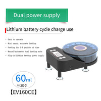 Distributeur automatique de nourriture pour poissons rechargeable Garvee – Minuteur d'aquarium avec port USB – Pour petits et moyens poissons jusqu'à 15 cm, différents types d'aliments