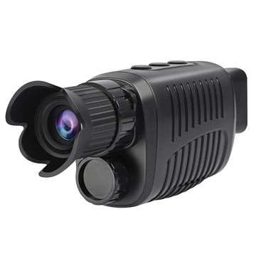Monoculaire de vision nocturne numérique Garvee R7, capteur HD 1080p, zoom numérique 5x, LED infrarouge 3 W, léger et portable, idéal pour la chasse et le camping (noir).