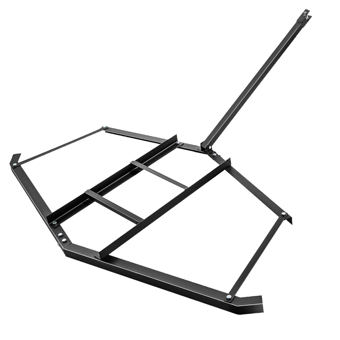 Garvee Herse niveleuse pour allée avec 2 barres réglables, drag harrow pour ATV/UTV, nivellement de terrain, jardin, champ et préparation de gazon