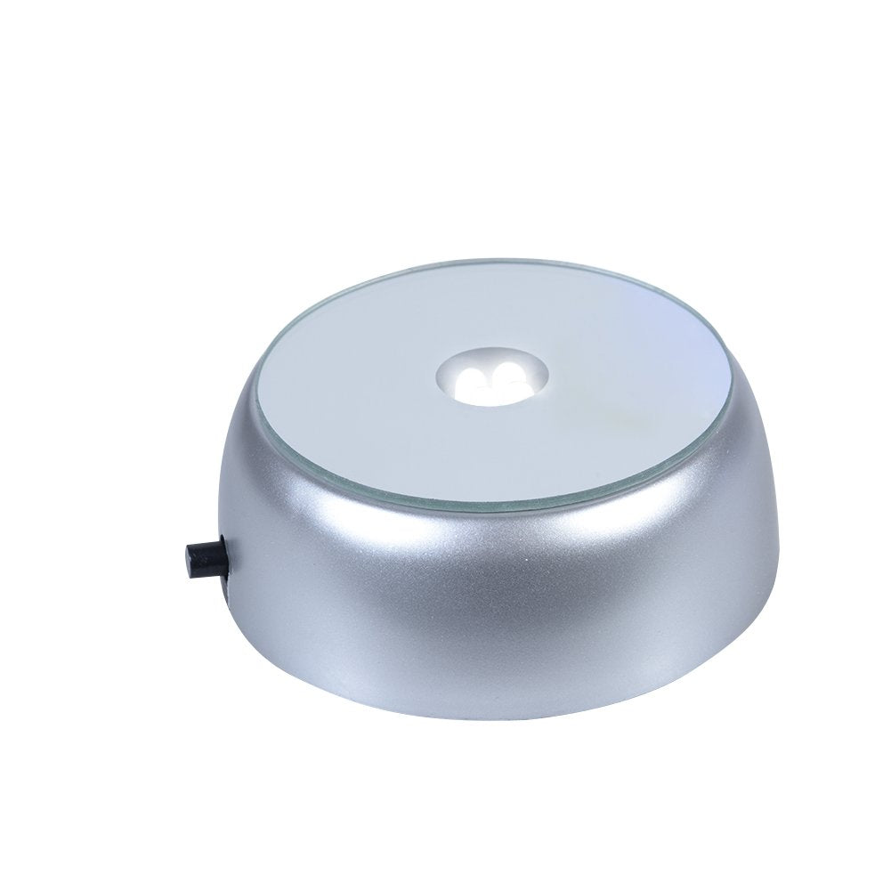 Base lumineuse LED Garvee, dessous de verre à cocktail à dégradé de couleurs, lumière blanche, matériau robuste, pour les fêtes