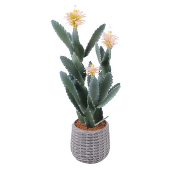 Garvee Cactus artificiel 91cm, grande plante décorative en plastique vert, aspect naturel pour salon, bureau et entrée