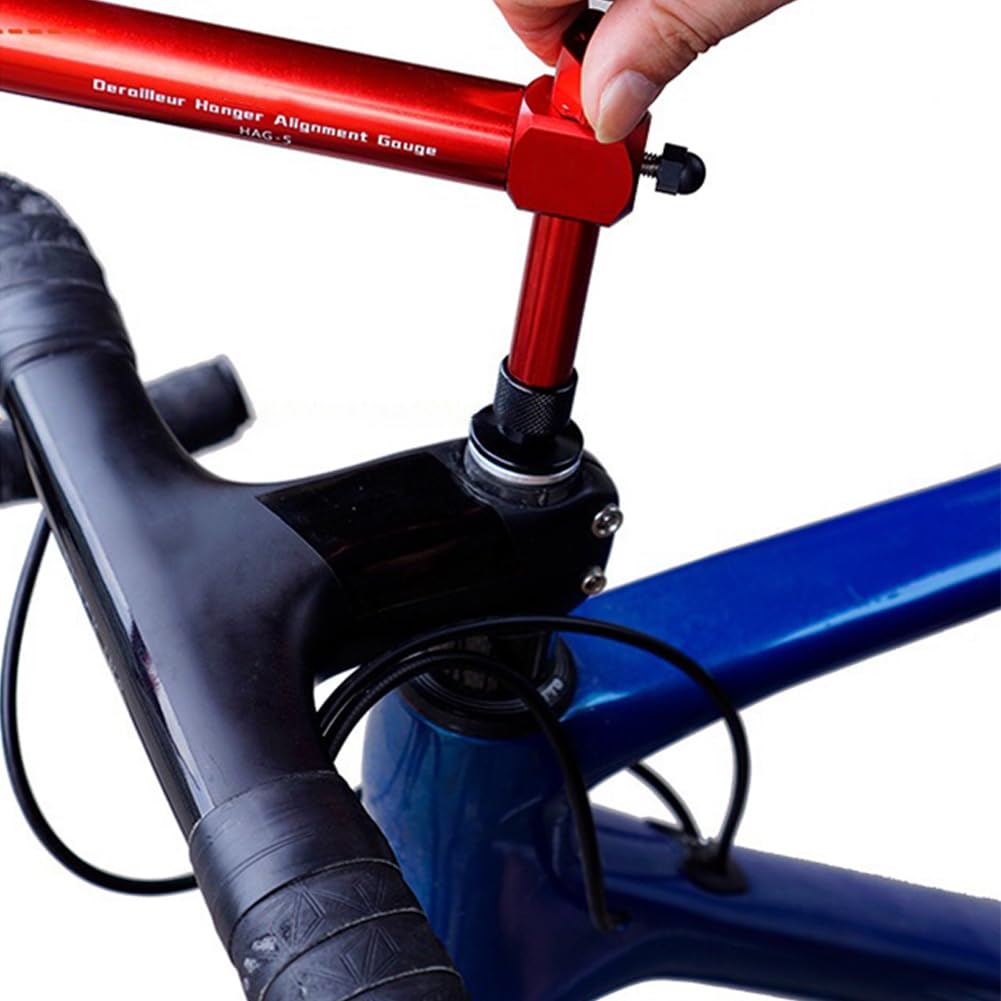 Outil de réglage de dérailleur de vélo Garvee en acier inoxydable pour câble et levier de vitesses - Réglage précis violet