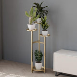 Étagère à plantes Garvee, support à fleurs d'angle avec pieds antidérapants, structure métallique multicouche, idéale pour le salon et la chambre, gain de place moderne.