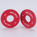 Ensemble de disques de poids fractionnés Garvee (1,25-37,5 lb) en acier et revêtement en caoutchouc pour la maison et la salle de sport. Diamètre standard de 2 pouces. Code couleur.