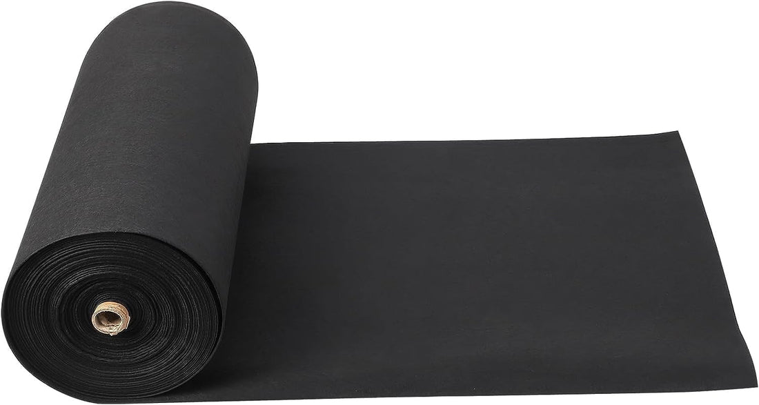 Géotextile de jardin Garvee pour le contrôle des mauvaises herbes, 21 m² (1,4 m x 15 m), en polypropylène (PP), 170 g/m², résistance à la traction de 350 N, drainage, protection contre l'érosion, allées et routes, stabilisation, drains français.