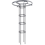 Support pour plantes Garvee, escalier de jardin avec anneau de soutien, en métal résistant aux intempéries, pour jardin et terrasse. Support polyvalent pour hortensias et rosiers.