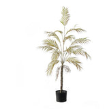Palmier artificiel d'Arec Garvee 120/150 cm - Sans entretien et malléable - Polyester et plastique - Décoration intérieure et extérieure - Vert toute l'année