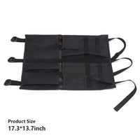 Sac de rangement pour kayak Garvee avec sangle réglable, matériau durable, organisateur sous le siège, idéal pour les sports nautiques, noir