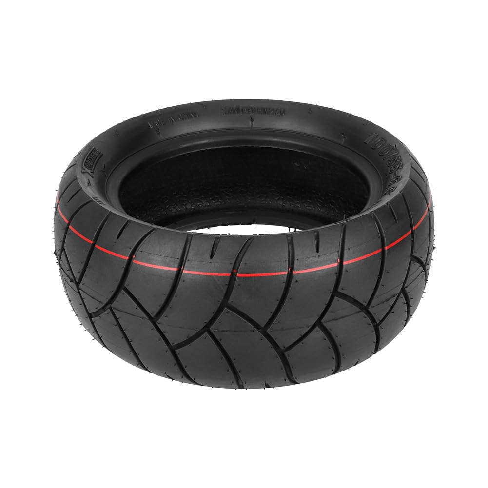 Pneu Garvee 11 pouces sans chambre à air pour trottinette électrique, anti-crevaison, robuste, 100/55-6.5, pour trottinettes électriques modifiées, noir