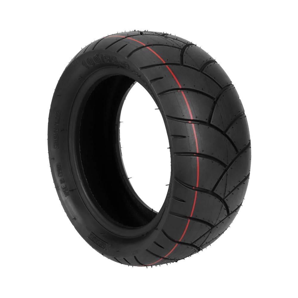 Pneu Garvee 11 pouces sans chambre à air pour trottinette électrique, anti-crevaison, robuste, 100/55-6.5, pour trottinettes électriques modifiées, noir