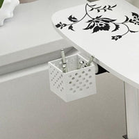 Table de lit mobile Garvee sur roulettes, table pour ordinateur portable à hauteur réglable pour lit d'hôpital ou lit médicalisé, 60 × 40 × 65-95 cm, noire