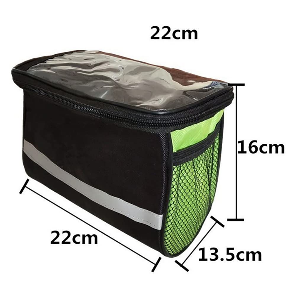 Panier de vélo pliable Garvee, grande capacité, bandes réfléchissantes, amovible, matériau robuste, polyvalent, idéal pour les trajets domicile-travail, le camping et le shopping, bleu