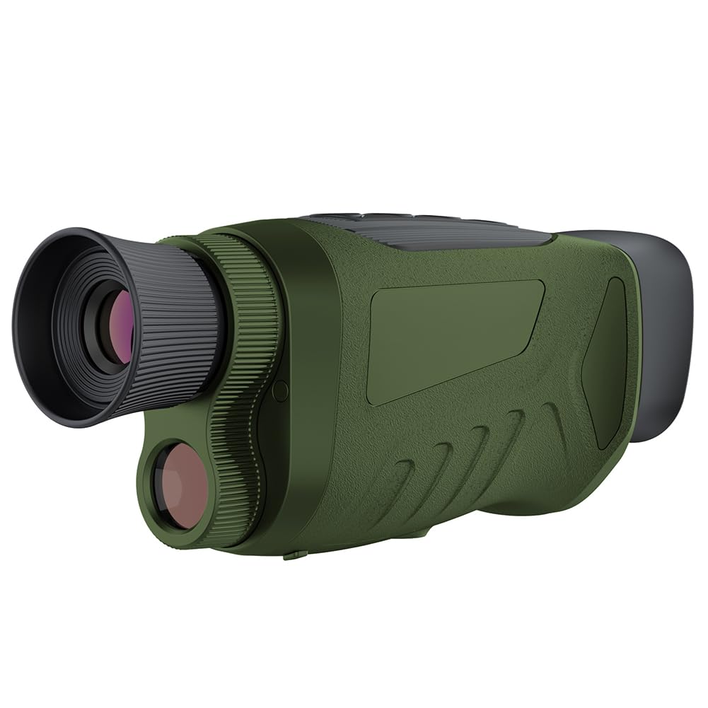 Monoculaire de vision nocturne Garvee 2.5KD 48MP avec infrarouge 3W 850 nm, zoom numérique 8x, poignée ergonomique pour le camping, noir