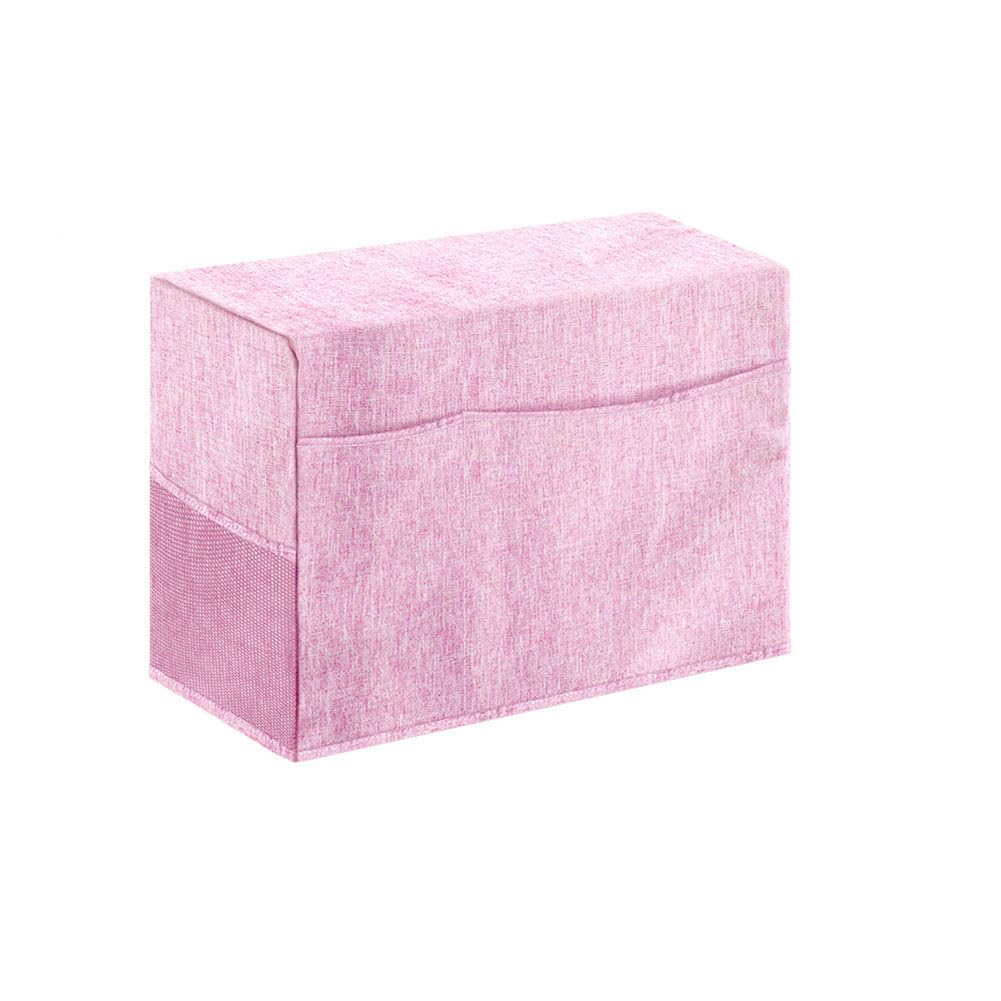 Housse de machine à coudre Garvee, housse anti-poussière universelle avec poches, pliable, en tissu Oxford rose résistant aux rayures, pour atelier de couture.