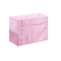 Housse de machine à coudre Garvee, housse anti-poussière universelle avec poches, pliable, en tissu Oxford rose résistant aux rayures, pour atelier de couture.
