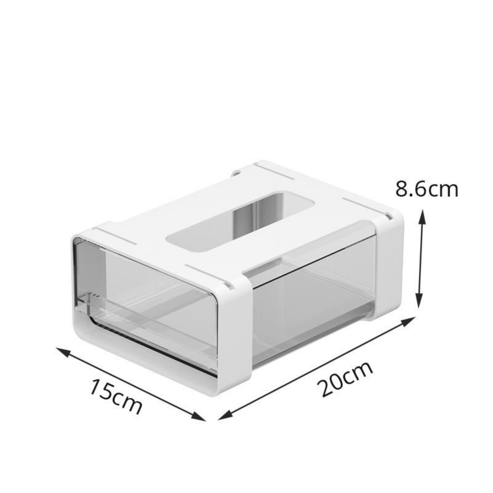 Garvee Organisateur de tiroir sous meuble avec fonction coulissante, en plastique auto-adhésif, pour la cuisine et le bureau, gain de place, polyvalent