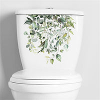 Autocollants de toilette Garvee à motif floral, auto-adhésifs, imperméables et résistants pour salle de bain et toilettes M-203