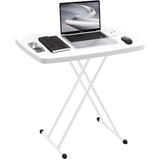 Garvee Ensemble de 4 chaises de salle à manger - Empilables, ergonomiques - Pieds en métal, plastique - Blanches - pour la cuisine, le bureau et les espaces extérieurs