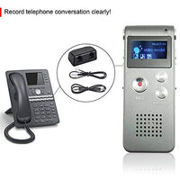 Enregistreur audio numérique portable Garvee 8 Go avec microphone intégré pour réunions - Léger et doté d'une longue autonomie