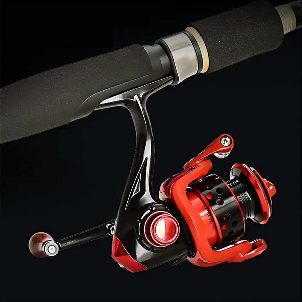 Moulinet spinning Garvee Full Metal Mini Compact 150 - Métal, sans jeu - Léger, robuste - Pour la pêche à la carpe et la pêche à l'appât
