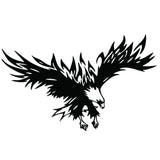 Autocollant Garvee Flying Wings Aigle pour voiture, vinyle 50 x 30 cm, pour SUV et 4x4, noir