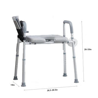 Siège de toilette surélevé Garvee avec accoudoirs, réglable en largeur et en hauteur, rembourré, cadre en aluminium, antidérapant, pour seniors, porte-papier toilette inclus