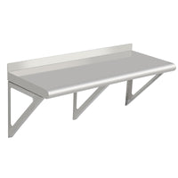Support mural Garvee en acier inoxydable 24 x 14 x 13 pouces avec pare-éclaboussures pour cuisine et usage commercial, robuste, polyvalent et facile à nettoyer