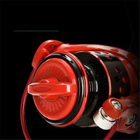 Moulinet spinning Garvee Full Metal Mini Compact 150 - Métal, sans jeu - Léger, robuste - Pour la pêche à la carpe et la pêche à l'appât