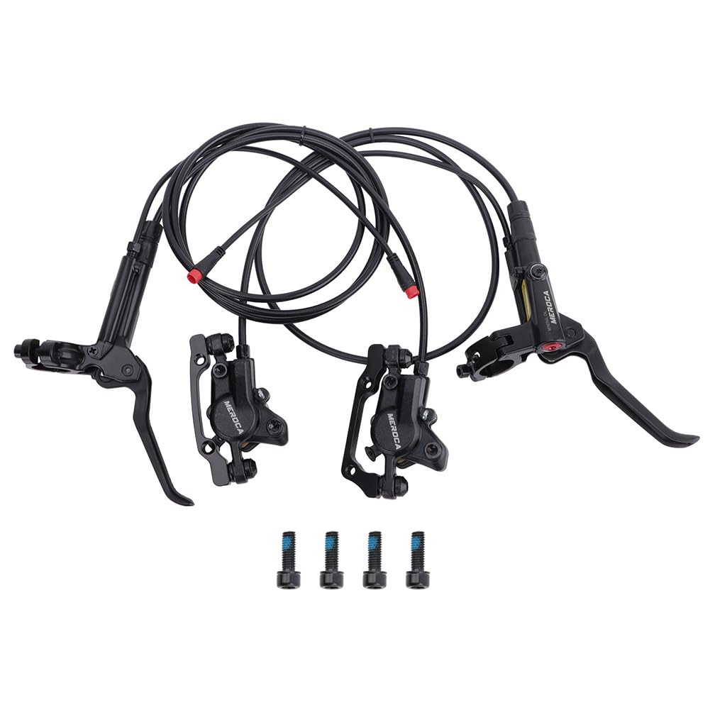 Kit de freins hydrauliques Garvee pour vélo, freins à disque à double piston, freins à huile en alliage d'aluminium, pour vélos électriques tout-terrain et urbains.