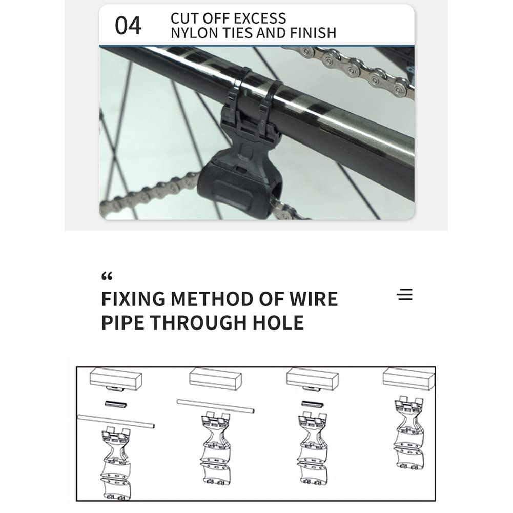 Guide-chaîne Garvee triple en nylon pour VTT et vélos de route - Accessoires de vélo - Noir