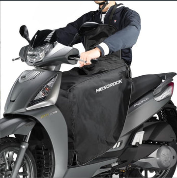 Manteau scooter Garvee - Thermique, imperméable, coupe-vent, Oxford 420D, bords réfléchissants, coupe universelle, pour les journées froides