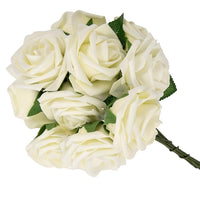 Coffret de roses artificielles Garvee avec 25 roses en savon bleues et rouges, mousse de latex, cadeau romantique pour la Saint-Valentin et la fête des mères