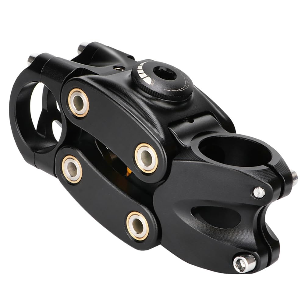 Potence de vélo Garvee, inclinaison 7°, réglable en hauteur 45 mm, aluminium noir, VTT/BMX, 90 mm