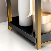 Étagère de cuisine et de salle de bain Garvee à 2 niveaux, en fer et polypropylène, robuste, polyvalente et facile à installer.