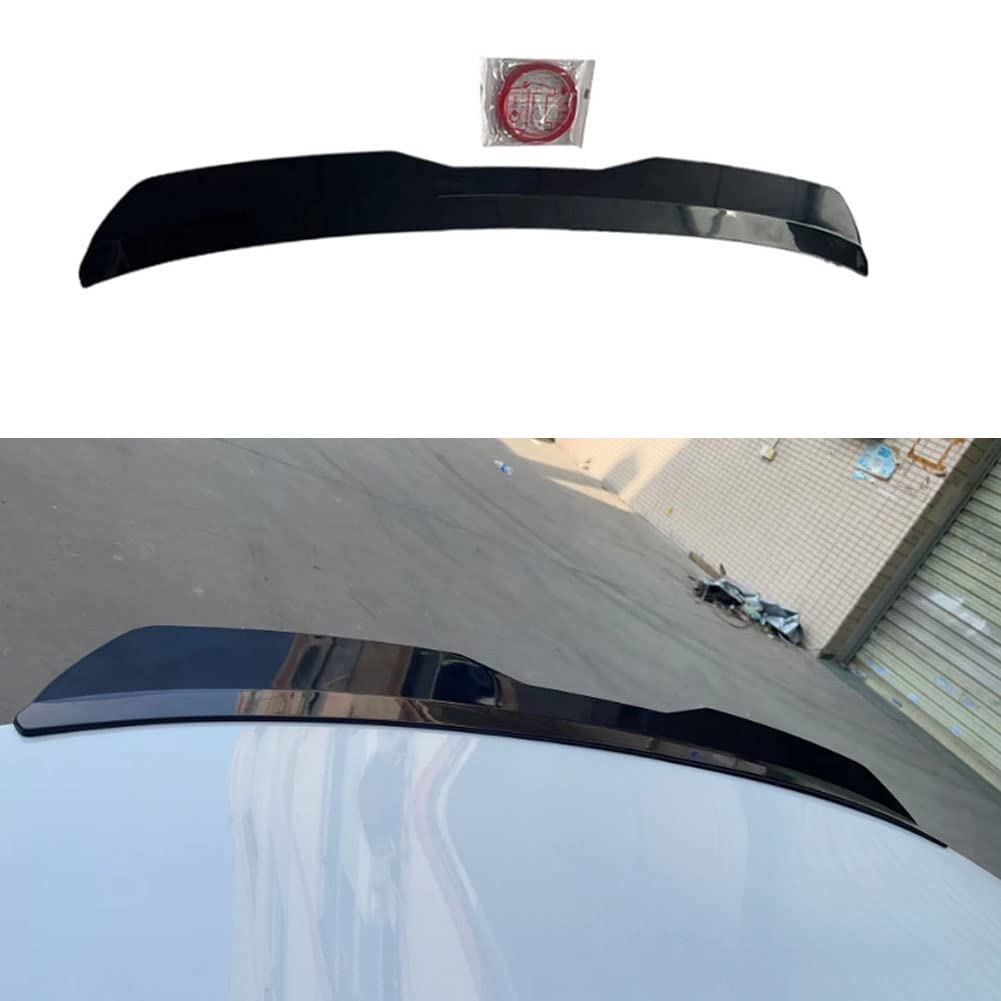 Aileron arrière Garvee Auto type pâte avec plaque, pièces modifiées, léger, noir