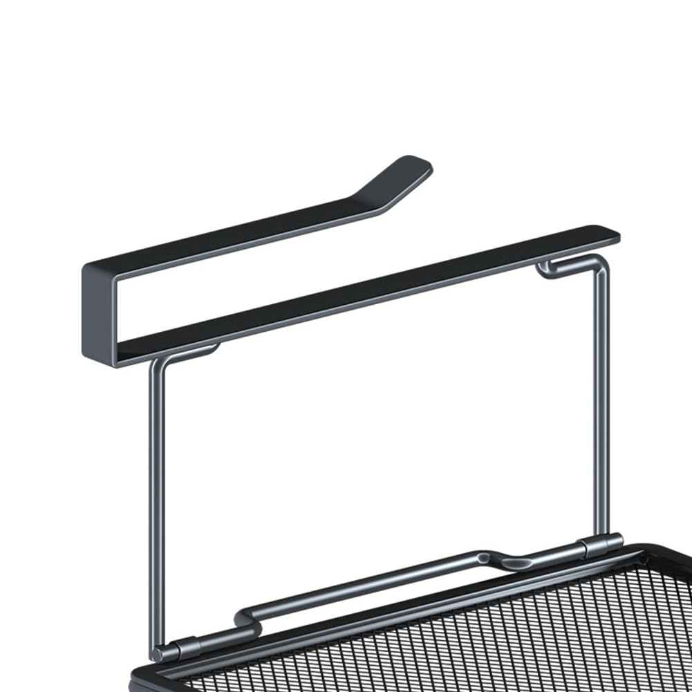 Garvee étagère sous plan de travail réglable avec base antidérapante, grille métallique, clip de fixation, organisateur de cuisine, blanc