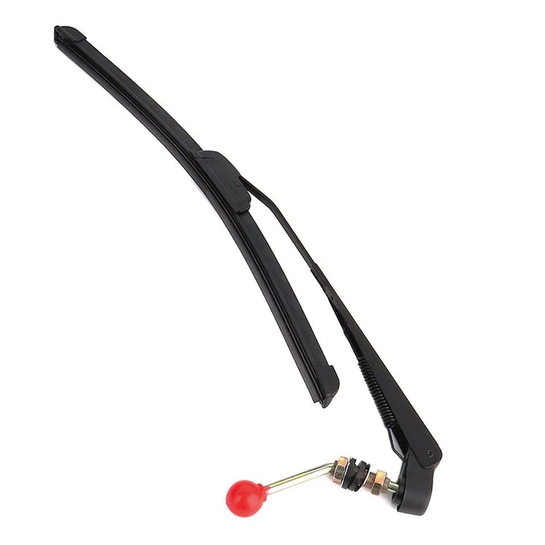 Kit d'essuie-glace manuel Garvee pour UTV Polaris Ranger/RZR, bras de 450 mm, balai sans cadre de 400 mm, métal et plastique, silencieux, usage tout-terrain