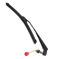 Kit d'essuie-glace manuel Garvee pour UTV Polaris Ranger/RZR, bras de 450 mm, balai sans cadre de 400 mm, métal et plastique, silencieux, usage tout-terrain