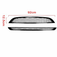 Calandre avant Garvee compatible avec Mini Cooper R50 R52 R53, structure alvéolaire en ABS, noir brillant, protection durable